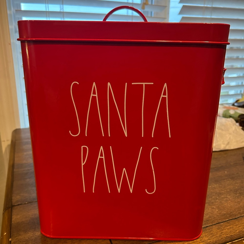 Rae Dunn Santa Paws 🐾 container